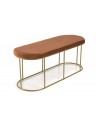 banc velours doré Emilia