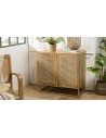 Buffet marron en bois