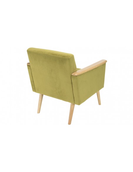 Fauteuil vert clair Emilia