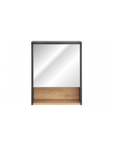 Meuble miroir gris