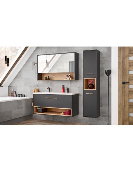 salle de bain complète double vasque 120 cm