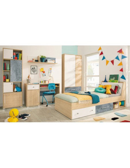 Chambre enfant complète multicolore