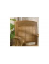 Fauteuil colonial teck bambou Goa