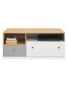 Meuble TV chambre ado blanc