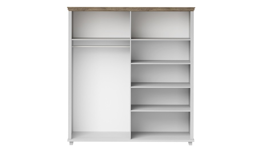 Armoire bureau HOMELA 4 portes blanc