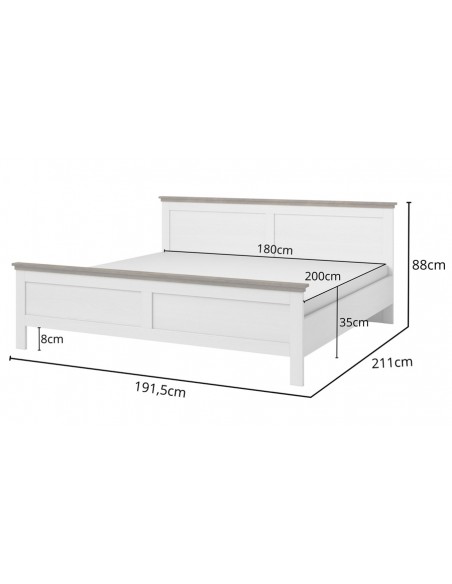 Dimensions lit adulte Boavista