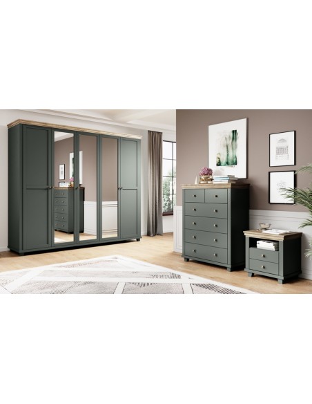 Armoire dressing 5 portes Boavista