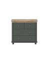 Commode 3 tiroirs vert