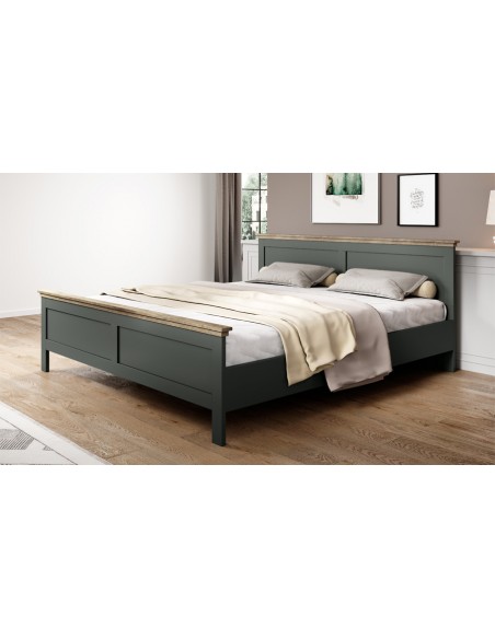 Lit adulte vert 160 cm