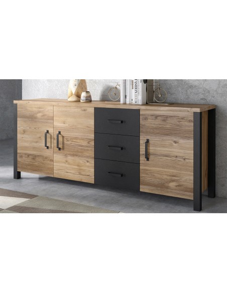 Buffet long trois portes Holly