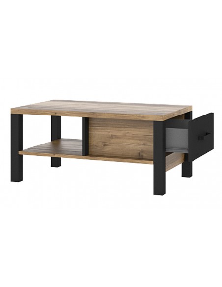 Table basse noir bois Holly