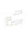 Dimensions set meubles salon Camino