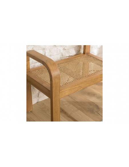 Tabouret design coloris naturel Milo