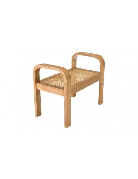 Tabouret design coloris naturel Milo