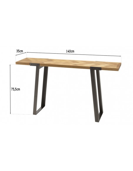 Dimensions console industrielle Ikar