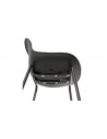 Chaise bar moderne noir Angela