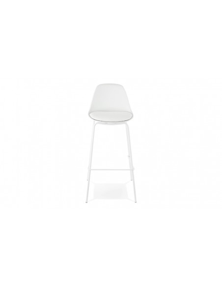 Chaise bar moderne blanc Angela