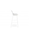 Chaise bar moderne blanc Angela