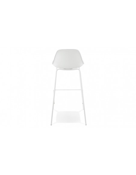Chaise bar moderne blanc Angela