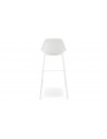 Chaise bar moderne blanc Angela