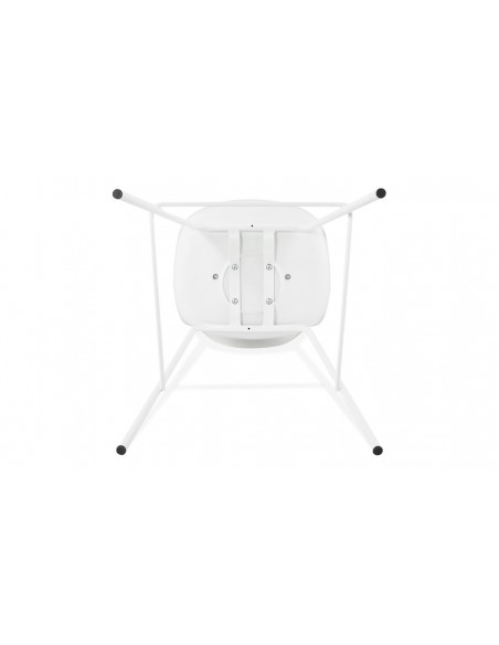 Chaise bar moderne blanc Angela