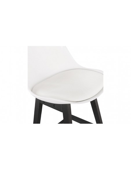 Chaise bar blanc Candice