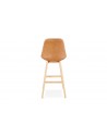 Chaise haute moderne marron Flora