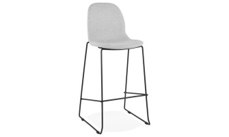 Chaise bar design gris clair