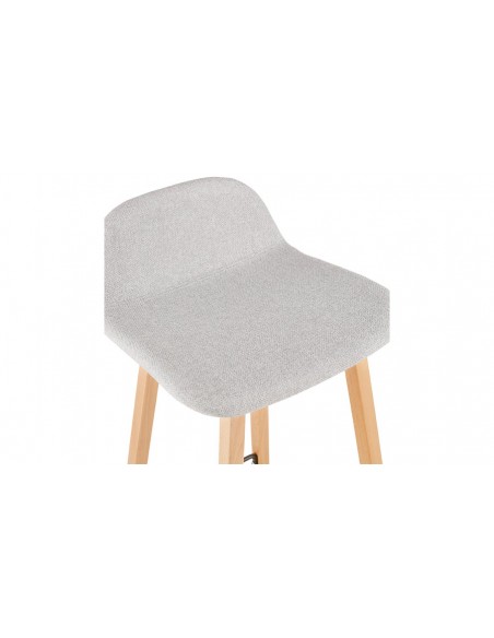 Tabouret snack gris clair Bob