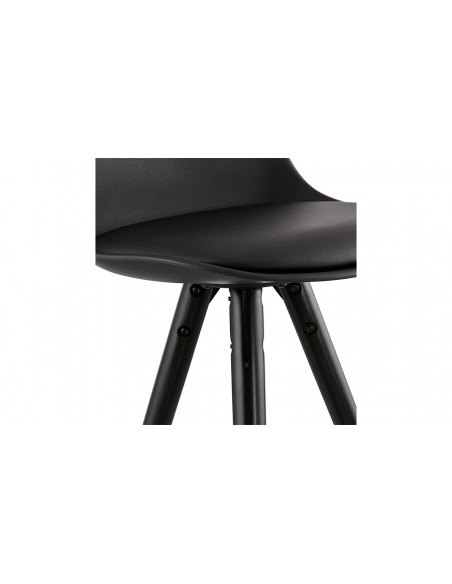 Tabouret snack moderne noir Zach