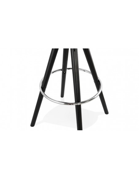 Tabouret snack moderne noir Zach