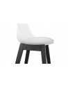 Chaise snack moderne blanc Susan