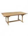 Ensemble extensible en teck