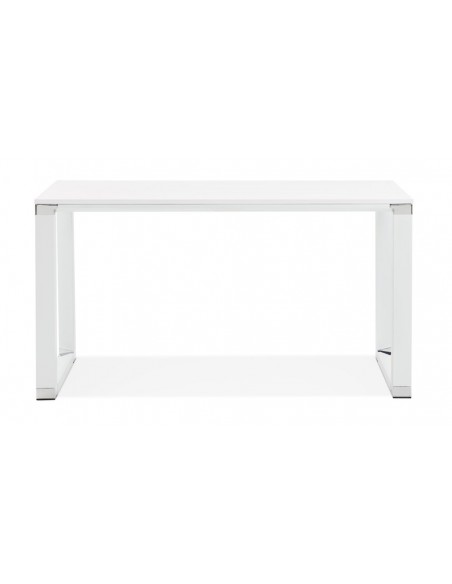 Table bureau blanc 140 cm