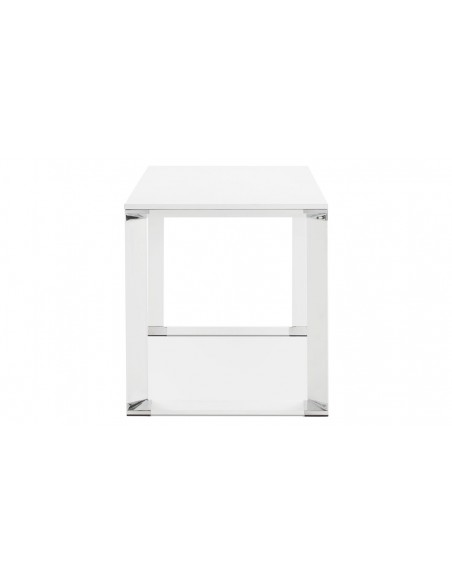 Table bureau contemporain blanc Anton