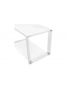 Table bureau contemporain blanc Anton