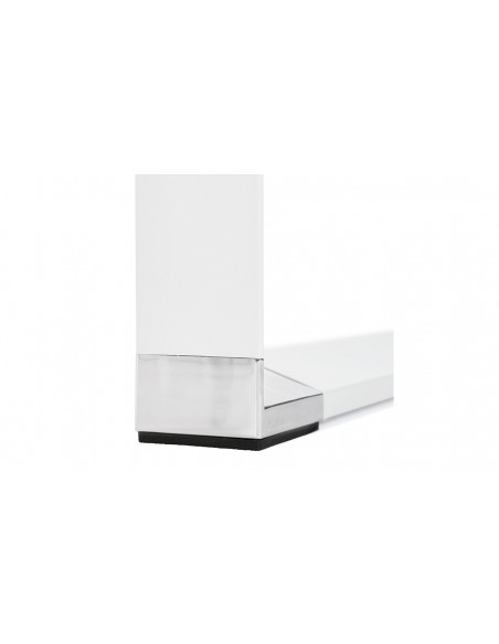 Table bureau contemporain blanc Anton