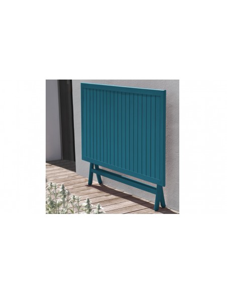 Ensemble jardin pliant Bleu canard