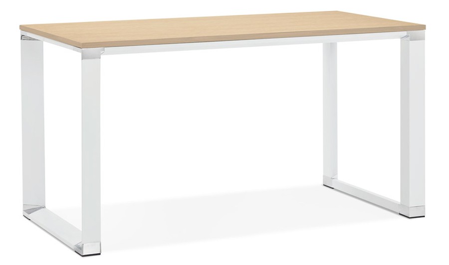 Table bureau blanc bois Table bureau blanc bois