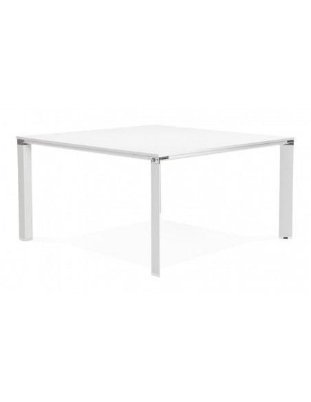 Table carrée blanche Naomi