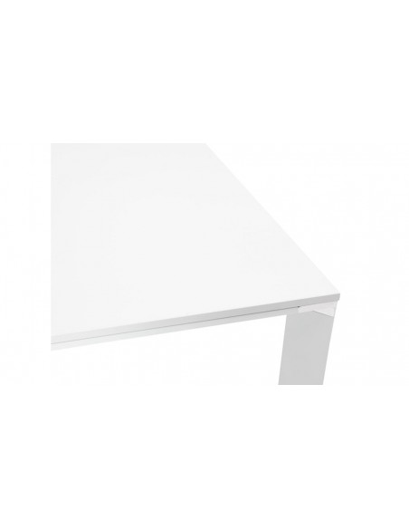 Table carrée blanche Naomi