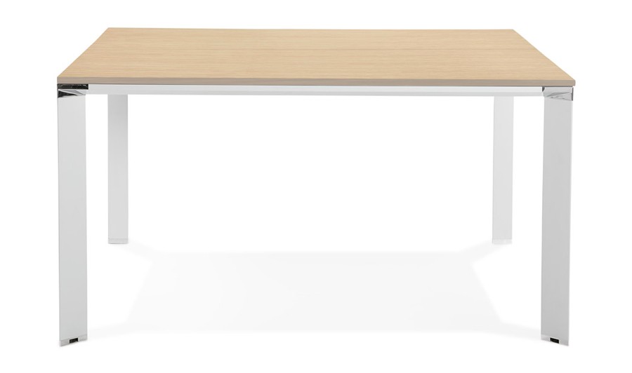 Bureau blanc élégant avec tiroir et rangement Nora 120x65 - 320,00 - Bureaux