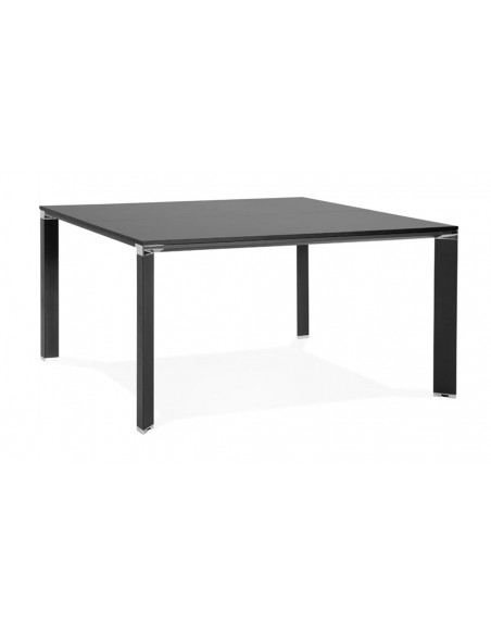 Table bureau carrée noir