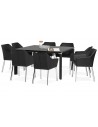 Table bureau moderne noir Naomi
