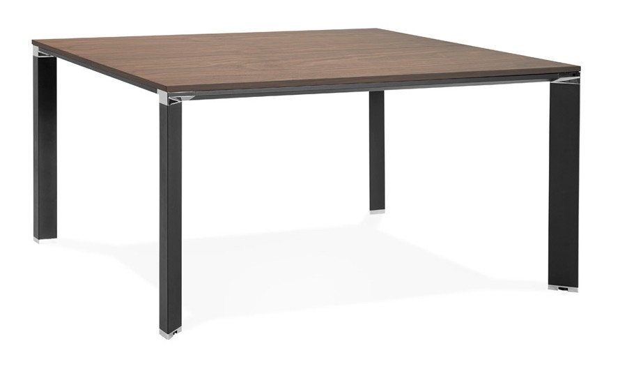 Table bureau carrée noir noyer Table bureau carrée noir noyer