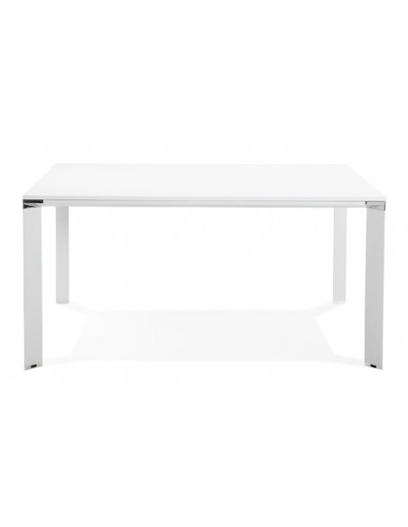 Table bureau carrée blanche