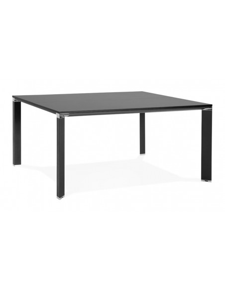 Table bureau carrée noir 160 cm