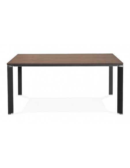 Table bureau noir noyer Mandy