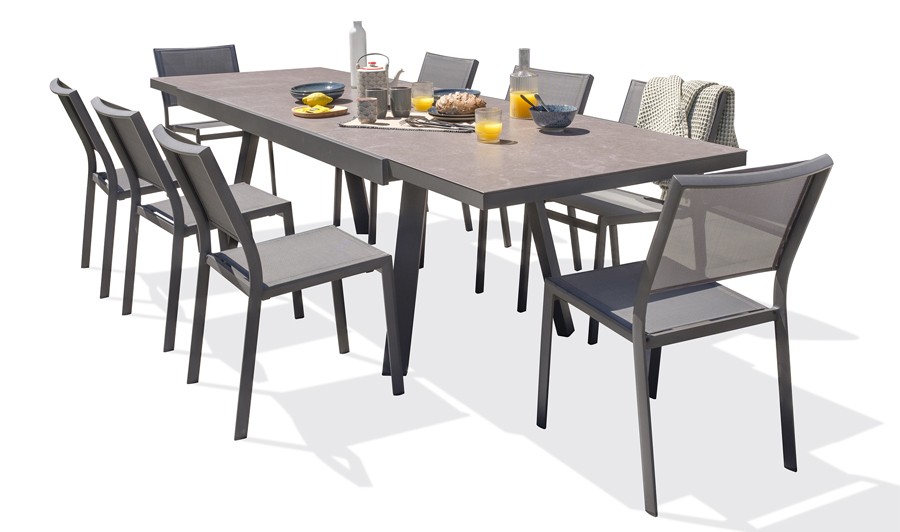 salon stockholm céramique 8 chaises