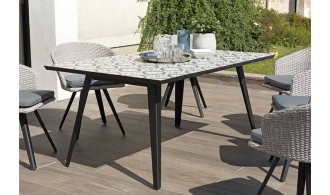 Table plateau carreaux de ciment